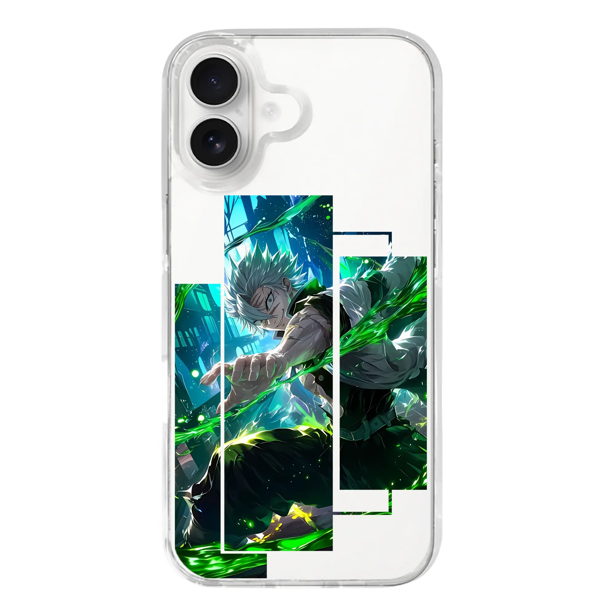 鬼滅の刃 グッズ,不死川 実弥 - iPhone 17シリーズ 透明スマホケース – 薄型・耐衝撃・精密フィット保護カバー